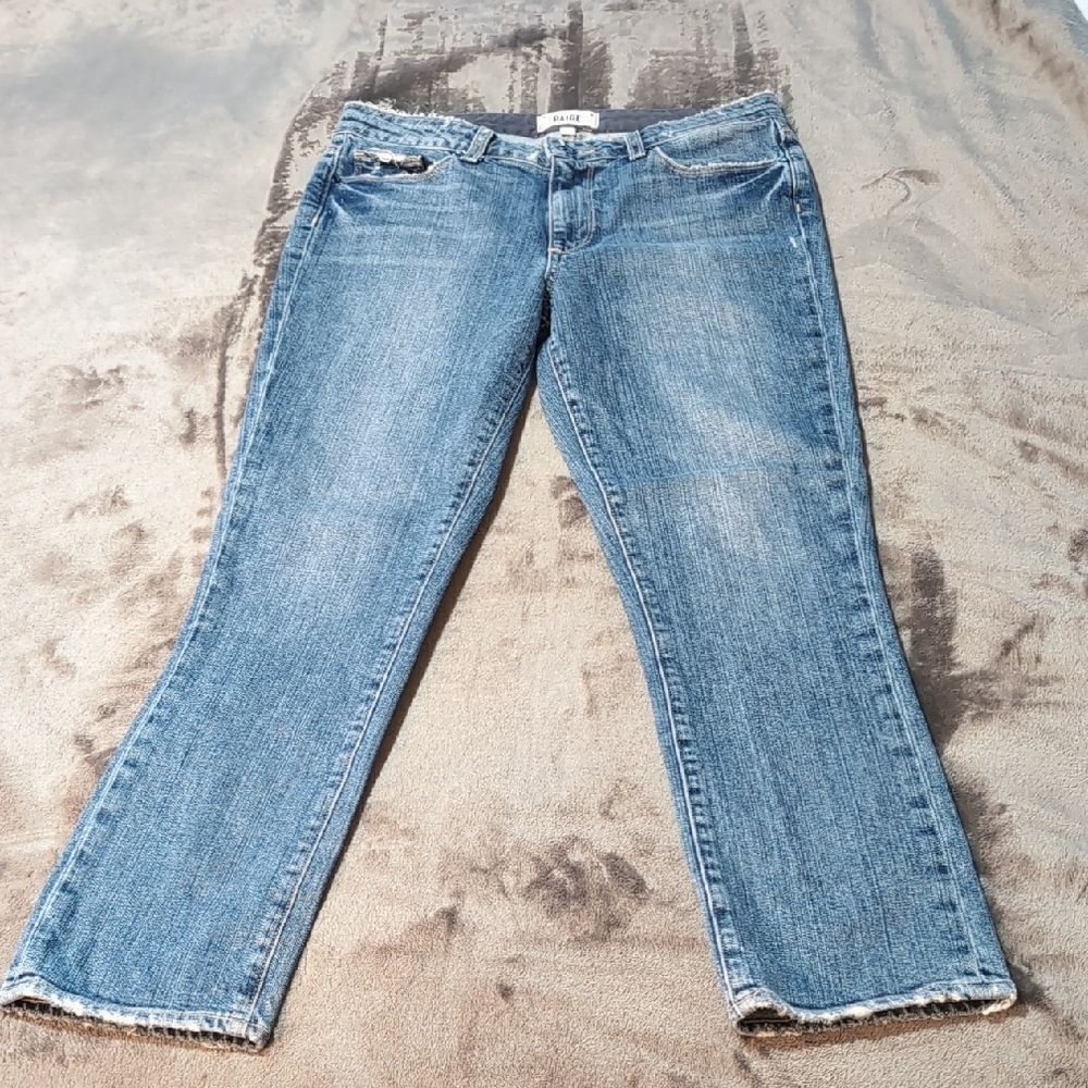 Paige Classic Blue Denim Jeans